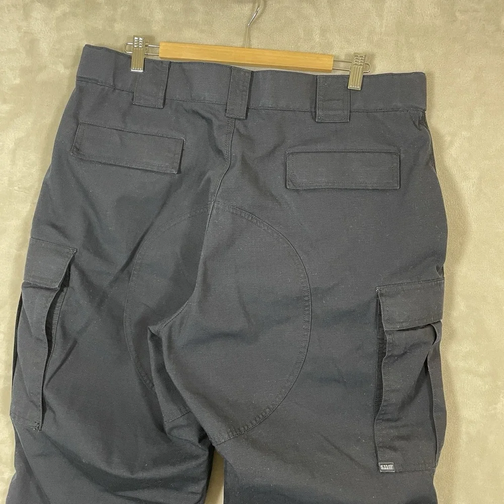 5.11 Tactical Men's TDU Adjustable Work Pants, 74003 - Black, XL Regular